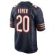 Men's Chicago Bears Travis Homer Nike Navy Game Player Jersey