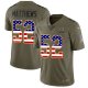 Nike Green Bay Packers #52 Clay Matthews Olive/USA Flag Men's Stitched NFL Limited 2017 Salute To Service Jersey