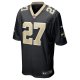 Men's New Orleans Saints Alontae Taylor Nike Black Game Player Jersey