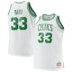 Men's Boston Celtics Larry Bird Mitchell & Ness White Big & Tall 1985/86 Hardwood Classics Swingman Jersey