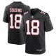 Men's Atlanta Falcons #18 Kirk Cousins Nike Black Alternate Limited Player Jersey