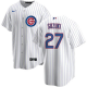 Men's Chicago Cubs #27 Seiya Suzuki White Home Stitched Nike MLB Jersey