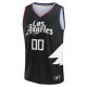 Youth LA Clippers  Fanatics Black Fast Break Replica Custom Jersey - Statement Edition