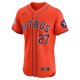 Men's Houston Astros Jose Altuve Nike Orange Alternate Elite Player Jersey