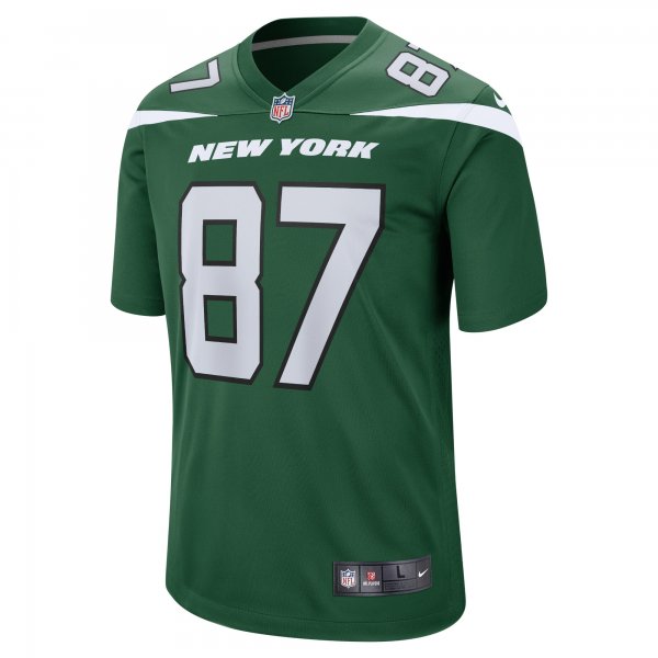 Men's New York Jets C.J. Uzomah Nike Gotham Green Player Game Jersey