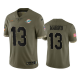 Miami Dolphins Dan Marino #13 Olive 2022 Salute To Service Limited Jersey