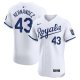 Men's Kansas City Royals Carlos HernÃÂ¡ndez Nike White Home Elite Player Jersey