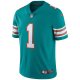 Men's Miami Dolphins Tua Tagovailoa Nike Aqua Alternate Vapor Limited Jersey