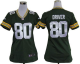 Nike Green Bay Packers #80 Donald Driver Green Team Color Women's Stitched NFL Elite Jersey