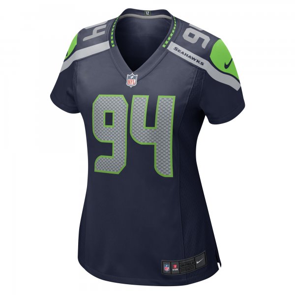 Women's Seattle Seahawks Mike Morris Nike College Navy  Game Jersey