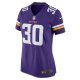 Women's Minnesota Vikings C.J. Ham Nike Purple Game Jersey