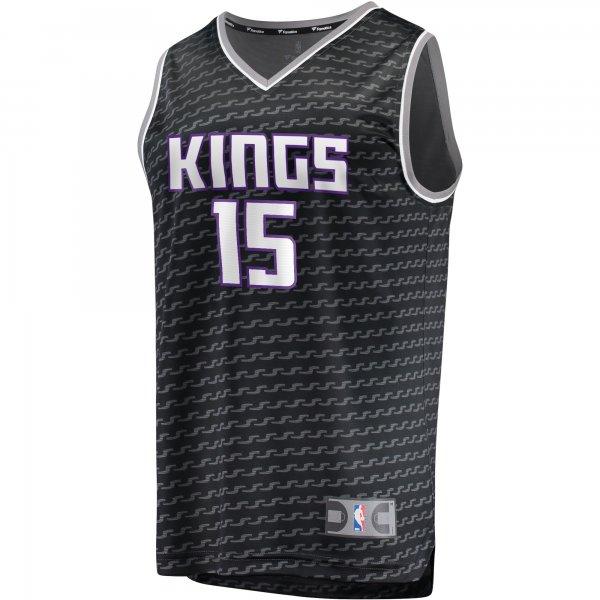 Men's Sacramento Kings Davion Mitchell Fanatics Black Fast Break Replica Player Jersey - Statement Edition