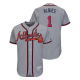 Men's Atlanta Braves Ozzie Albies Collection Road 2019 Flex Base MLB Jersey