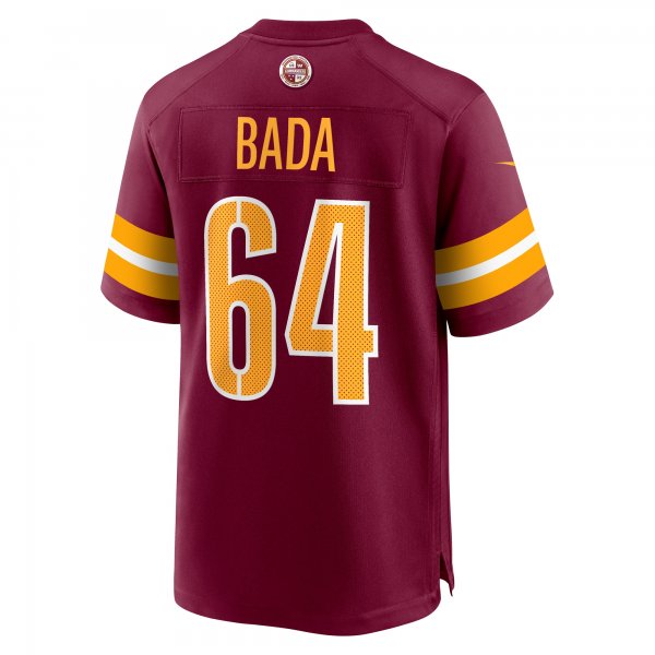 Men's Washington Commanders David Bada Nike  Burgundy  Game Jersey