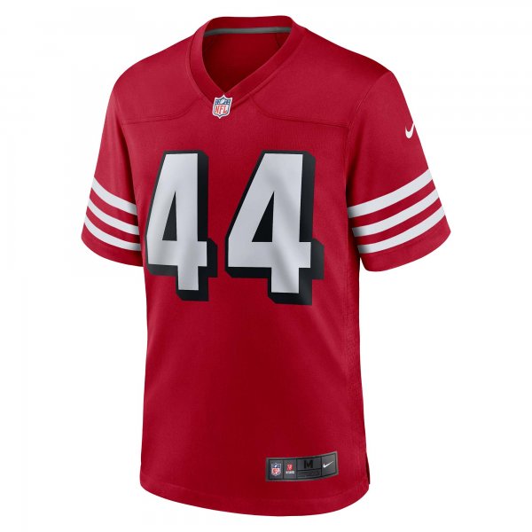 Men's San Francisco 49ers Kyle Juszczyk Nike Scarlet Alternate Game Jersey