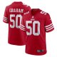 Men's San Francisco 49ers Jalen Graham Nike Scarlet Team Game Jersey