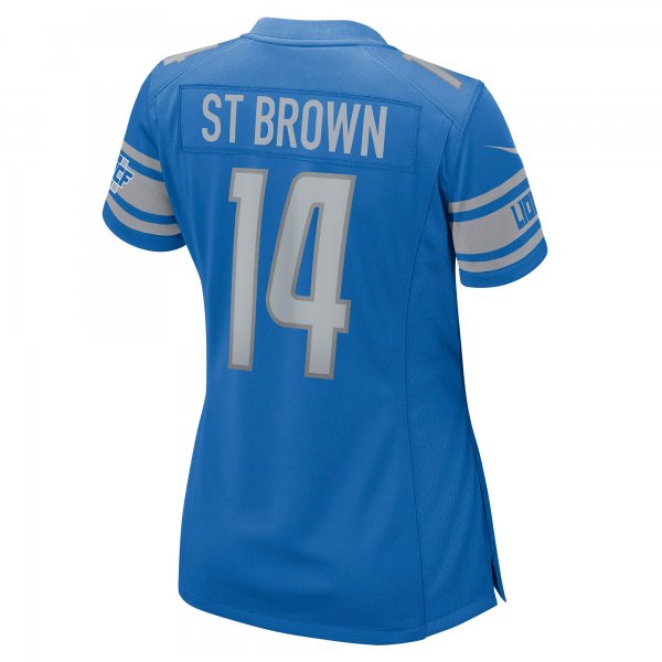 Women's Detroit Lions Amon-Ra St. Brown Nike Blue Game Player Jersey