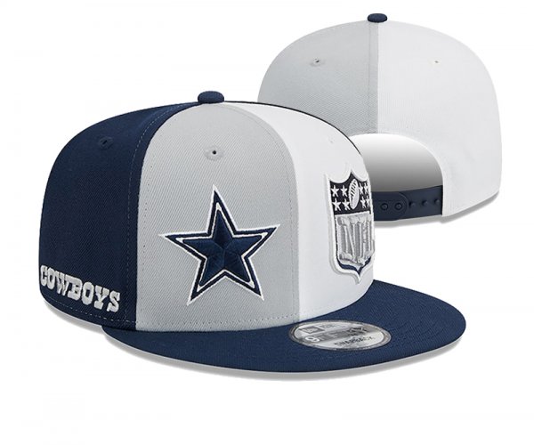 Dallas Cowboys White Black And Grey Cap