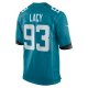 Men's Jacksonville Jaguars Tyler Lacy Nike  Teal Team Game Jersey