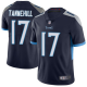 Men's #17 Ryan Tannehill Limited Navy Blue NFL Tennessee Titans Home Vapor Untouchable Jersey