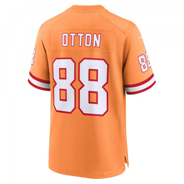 Men's Tampa Bay Buccaneers Cade Otton Nike Orange Throwback Game Jersey