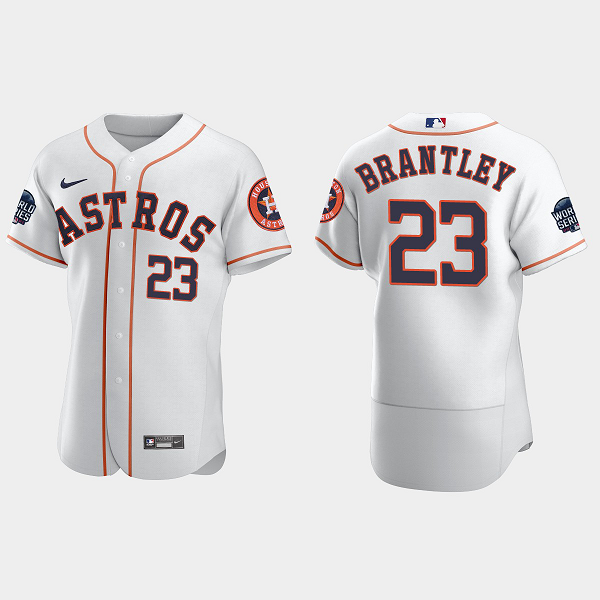 Michael Brantley Houston Astros 2021 World Series MLB Flexbase Jersey - White