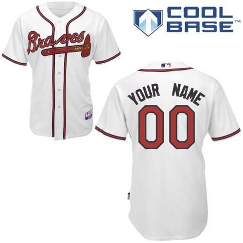 Atlanta Braves Personalized White MLB Jersey