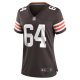 Women's Cleveland Browns Joe DeLamielleure Nike Brown Game Retired Player Jersey