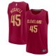 Men's Cleveland Cavaliers Donovan Mitchell Fanatics Wine Fast Break Replica Jersey - Icon Edition