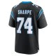 Men's Carolina Panthers David Sharpe Nike  Black Team Game Jersey