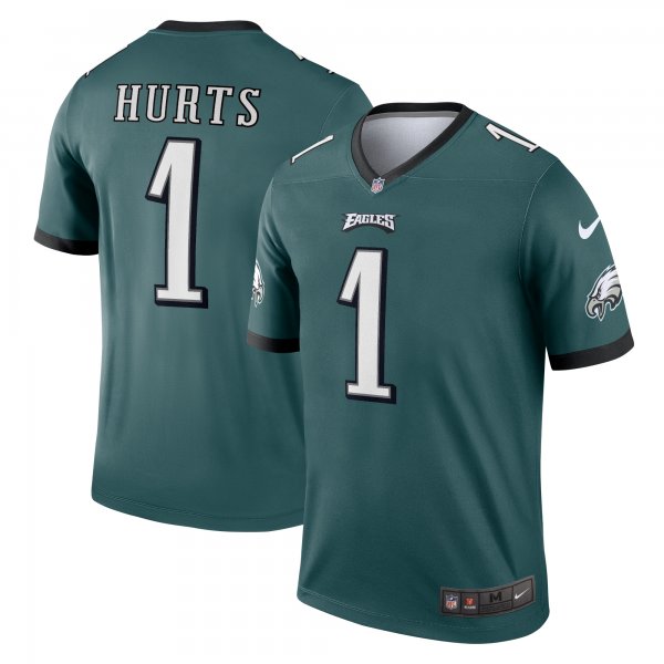 Men's Philadelphia Eagles Jalen Hurts Nike Midnight Green Legend Jersey