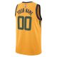 Men's Utah Jazz Nike Gold Swingman Custom Jersey - Statement Edition