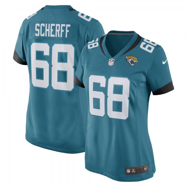 Women's Jacksonville Jaguars Brandon Scherff Nike Teal Game Player Jersey