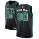 Men's Nike Boston Celtics Black Swingman Custom Jersey - Statement Edition