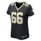 Women's New Orleans Saints Lewis Kidd Nike Black Game Player Jersey