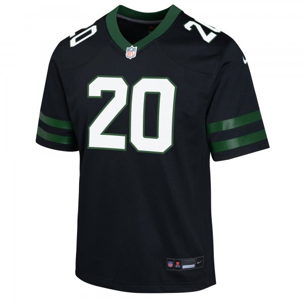 Youth New York Jets Breece Hall Nike Legacy Black Alternate Game Jersey