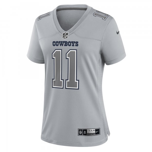 Women's Dallas Cowboys Micah Parsons Nike Gray Atmosphere Fashion Game Jersey