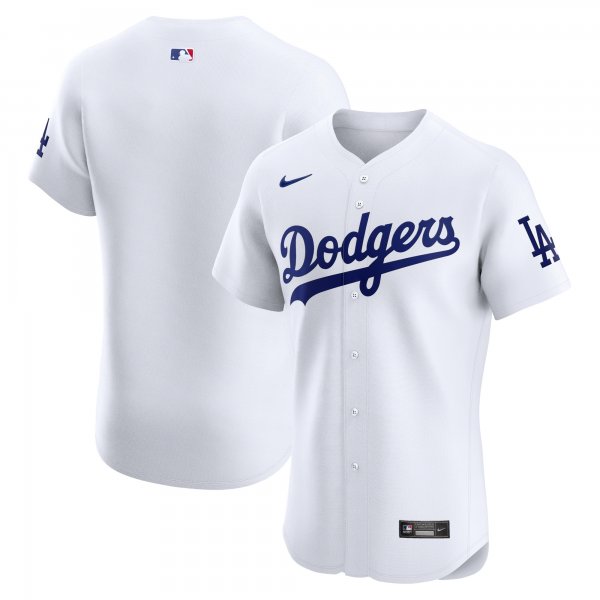 Men's Los Angeles Dodgers Nike White Home Elite Jersey