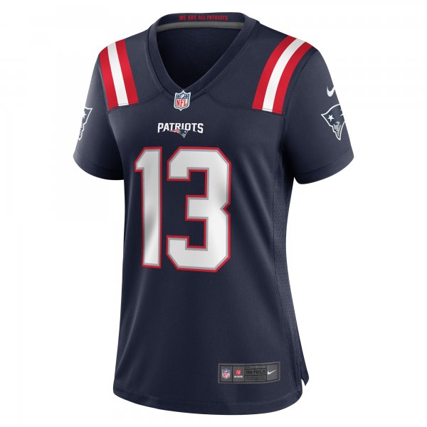 Women's New England Patriots Jack Jones Nike Navy Game Player Jersey