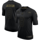 Men's Baltimore Ravens Lamar Jackson Nike Black 2020 Salute To Service Limited Jersey