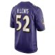 Men's Baltimore Ravens Ray Lewis Nike Purple Retired Player Game Jersey