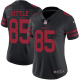 Women's Nike San Francisco 49ers #85 George Kittle Limited Vapor Untouchable Alternate Black NFL Jersey