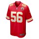 Men's Kansas City Chiefs George Karlaftis Nike Red Player Game Jersey