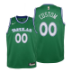 Dallas Mavericks Custom Youth 2020-21 City Edition Green Jersey