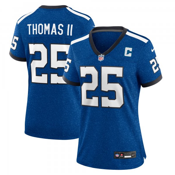 Women's Indianapolis Colts Rodney Thomas II Nike Royal Indiana Nights Alternate Game Jersey