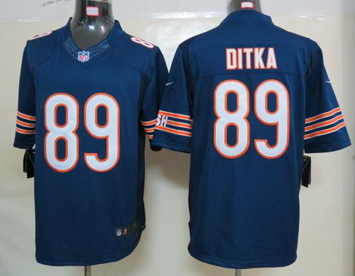 Nike Chicago Bears #89 Mike Ditka Navy Blue Team Color Men's Stitched NFL Limited Jersey