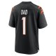 Men's Cincinnati Bengals Number 1 Dad Nike Black Game Jersey