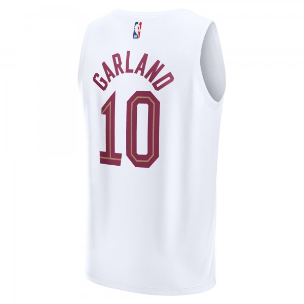 Men's Cleveland Cavaliers Darius Garland Fanatics White Fast Break Replica Player Jersey - Association Edition