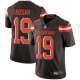 Men's Nike Cleveland Browns #19 Bernie Kosar Brown Team Color Stitched NFL Vapor Untouchable Limited Jersey