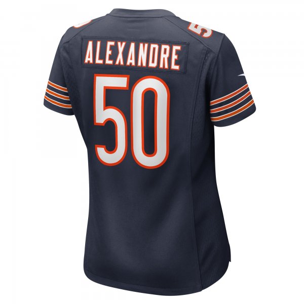 Women's Chicago Bears Deslin Alexandre Nike  Navy Team Game Jersey